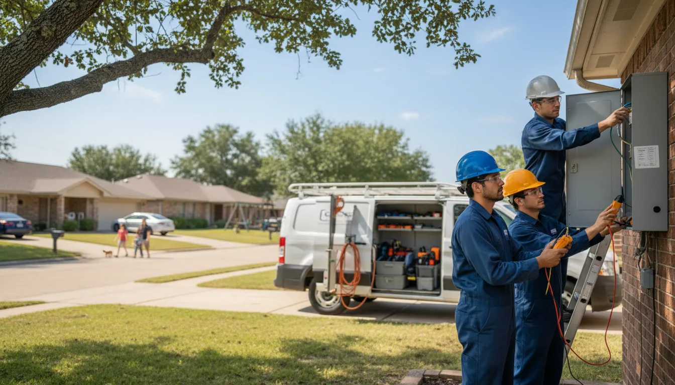 Certified electrician providing emergency electrical services in West Columbia, WV